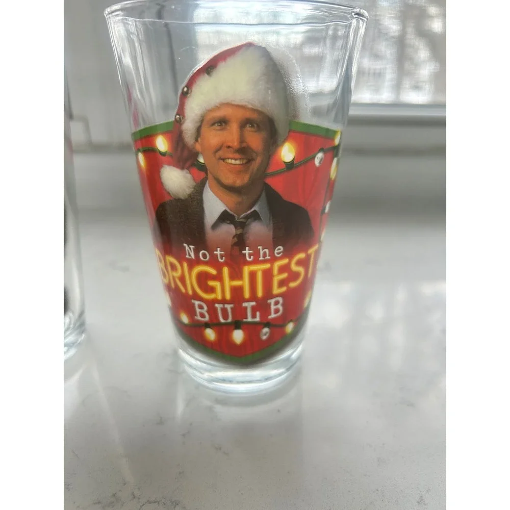 National Lampoon Christmas Vacation‎ Pint Glass Set 3pc Clark Griswold ICUP 16oz